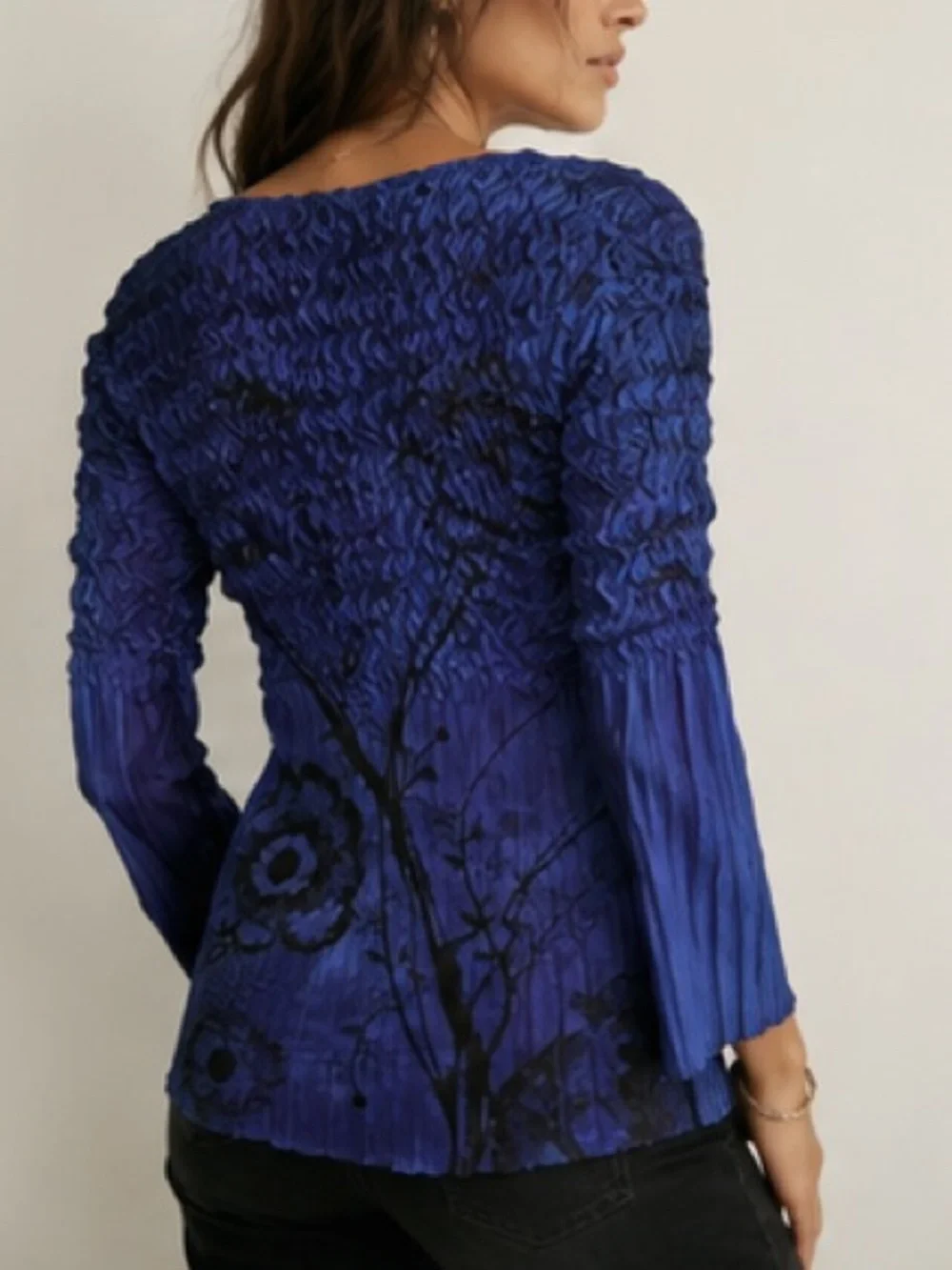 Etoile crinkle top